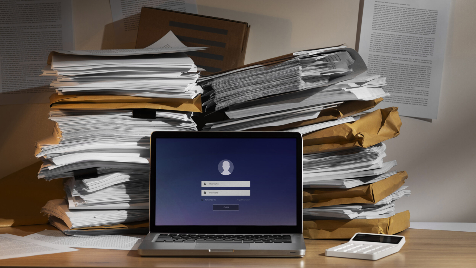 still-life-documents-stack